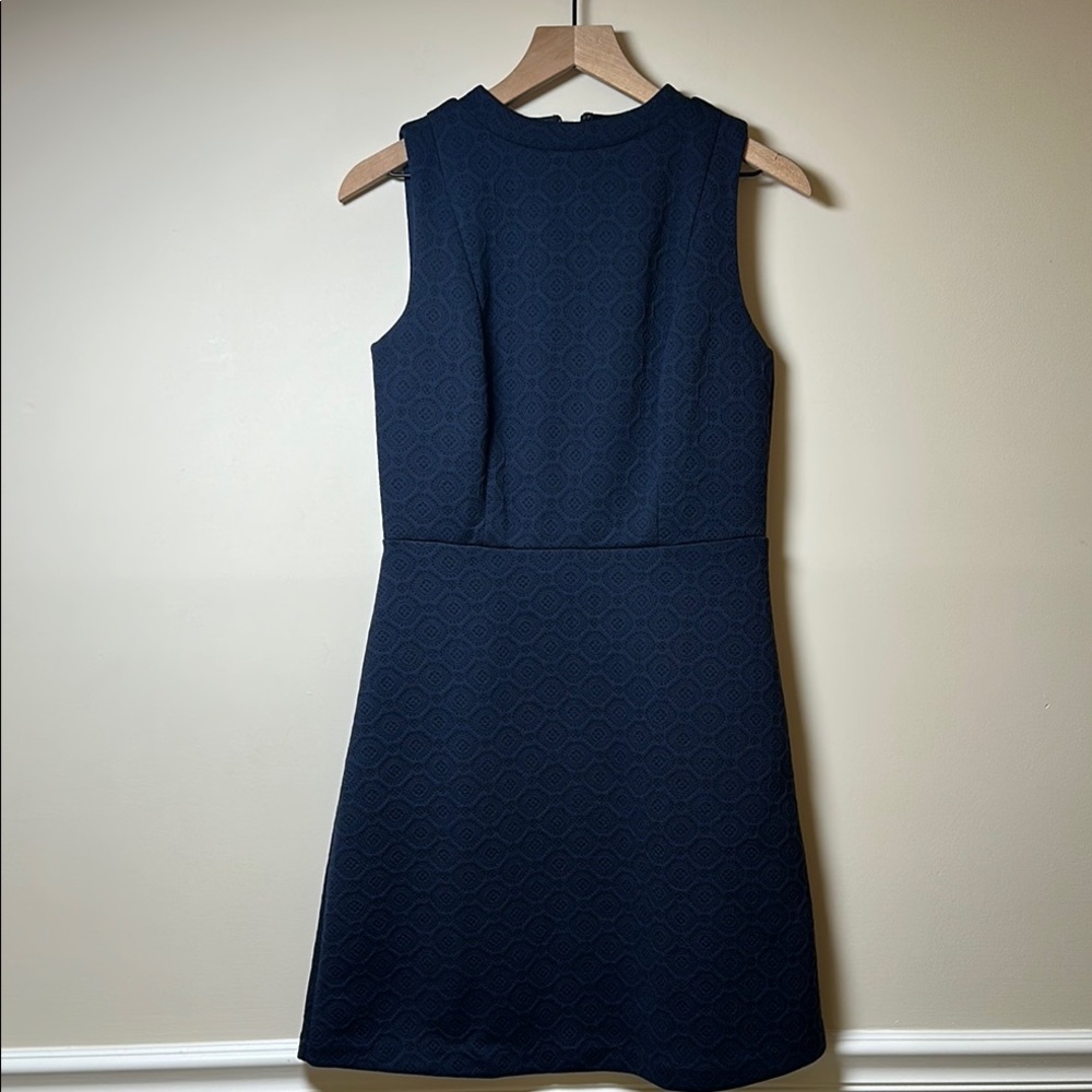 Loft Navy Blue Sleeveless Dress Size 4